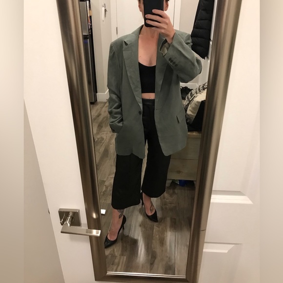 Wilfred “generation” linen blazer in green - med - Picture 5 of 16